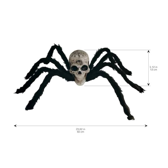23.5" Skull Spider Tabletop Décor by Ashland®